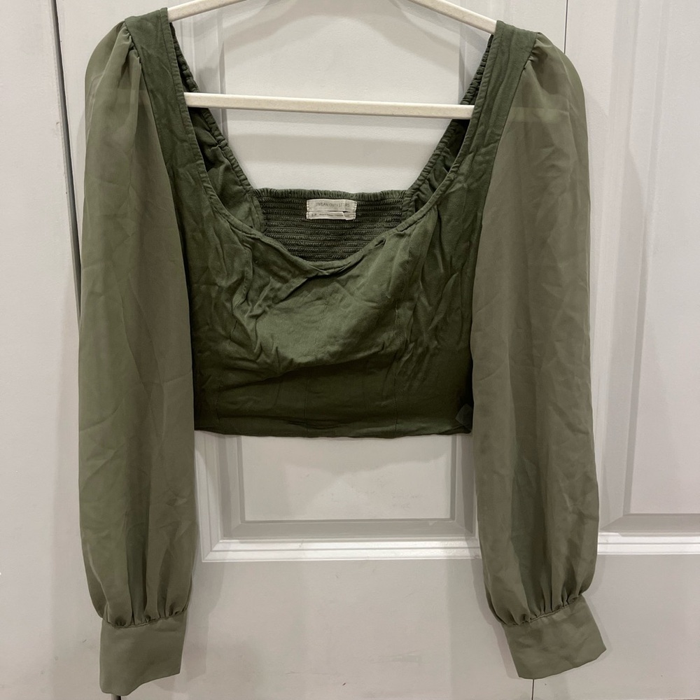 Urban outfitters green top